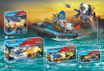 Összeszerelési útmutatók Playmobil 70779 - Rendőrség - Hidroplános üldözés (8)