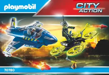 Οδηγίες συναρμολόγησης Playmobil 70780 - Καταδίωξη drone από αστυνομικό τζετ (1)