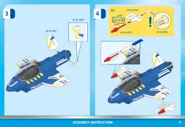 Instrukcje obsługi Playmobil 70780 - Policyjny odrzutowiec: Pościg za dronem (3)