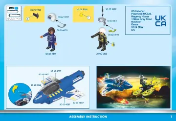 Manual de instruções Playmobil 70780 - Polícia Avião: perseguição drone (7)