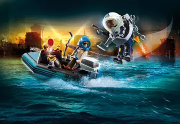 Playmobil 70782 - Police Jet Pack with Boat