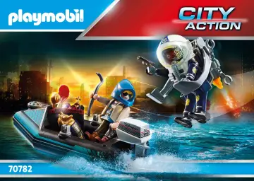 Instrukcje obsługi Playmobil 70782 - Policyjny plecak odrzutowy: Aresztowanie złodzieja sztuki (1)