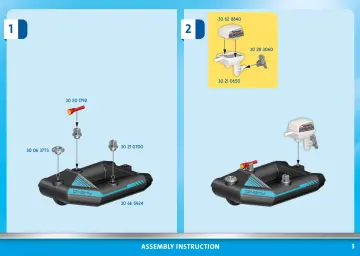 Manual de instruções Playmobil 70782 - Polícia Mochila Propulsora: detenção do ladrão de arte (3)