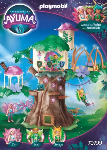 Istruzioni di montaggio Playmobil 70799 - Albero del magico ritrovo (1)