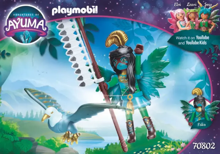 Istruzioni di montaggio Playmobil 70802 - Knight Fairy e il suo compagno animale (1)