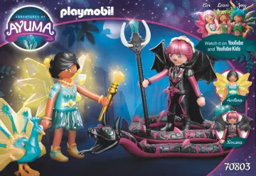 Istruzioni di montaggio Playmobil 70803 - Crystal Fairy e Bat Fairy con i compagni animali (1)