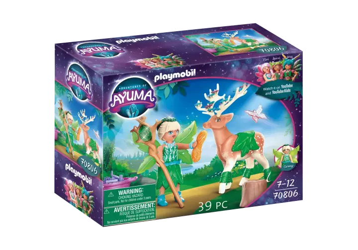 Playmobil 70806 - Forest Fairy - Erdei tündér lélekállattal - BOX