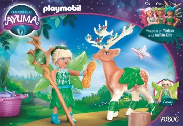 Bouwplannen Playmobil 70806 - Forest Fairy met totemdier (1)