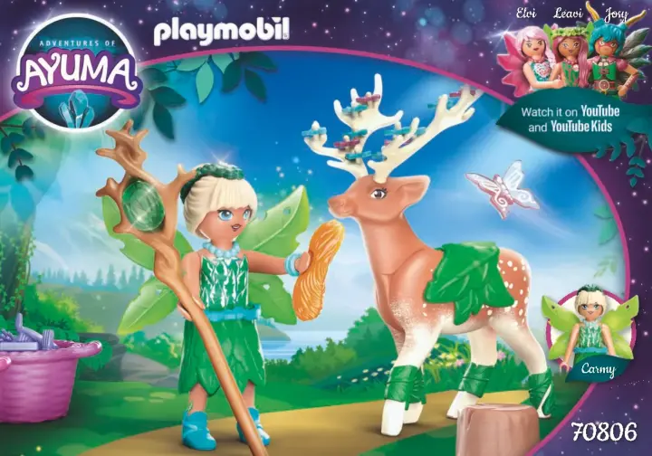 Building instructions Playmobil 70806 - Forest Fairy with Soul Animal (1)