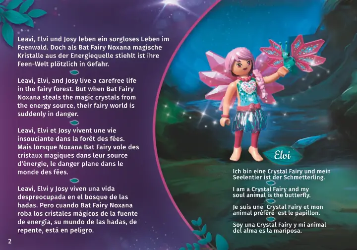 Building instructions Playmobil 70806 - Forest Fairy with Soul Animal (2)