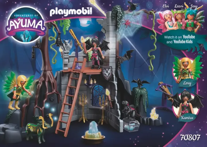 Manuales de instrucciones Playmobil 70807 - Ruina Bat Fairies (1)