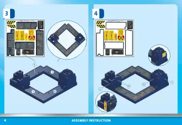 Istruzioni di montaggio Playmobil 70816 - Starter Pack Cantiere con montacarichi (4)