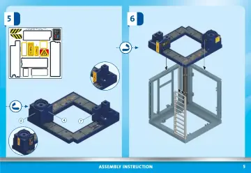 Istruzioni di montaggio Playmobil 70816 - Starter Pack Cantiere con montacarichi (5)