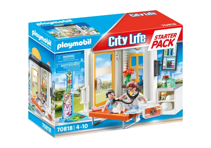 Playmobil 70818 - Starter Pack Cabinet de pédiatre - BOX