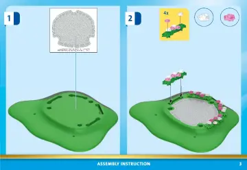 Manuales de instrucciones Playmobil 70819 - Starter Pack Jardín de la Princesa (3)