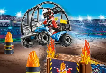 Playmobil 70820 - Starter Pack Stuntshow Quad con Rampa de Fuego