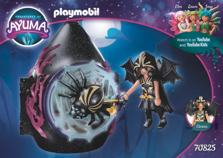 Bauanleitungen Playmobil 70825 - Unterschlupf der Bat Fairies (1)