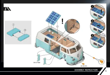 Οδηγίες συναρμολόγησης Playmobil 70826 - Volkswagen Bulli T1 - Special Edition (5)