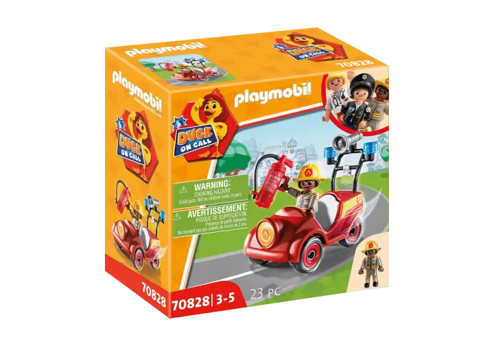 Playmobil 70828 - DUCK ON CALL - Mini-carro dos Bombeiros - BOX