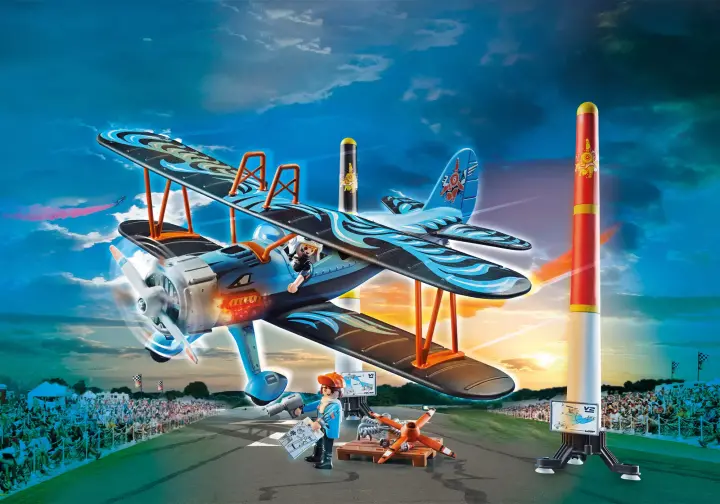 Playmobil 70831 - Air Stuntshow Biplan "Phénix"