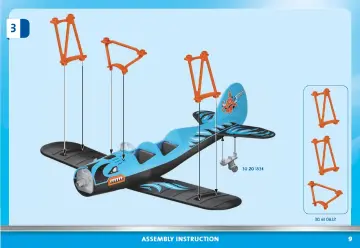 Notices de montage Playmobil 70831 - Air Stuntshow Biplan "Phénix" (9)