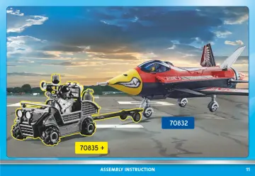 Notices de montage Playmobil 70832 - Air Stuntshow Jet "Aigle" (11)