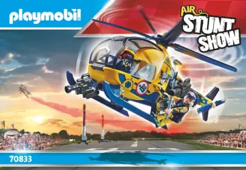 Bauanleitungen Playmobil 70833 - Air Stuntshow Filmcrew-Helikopter (1)