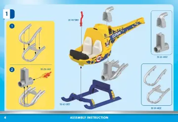 Notices de montage Playmobil 70833 - Air Stuntshow Hélicoptère et équipe de tournage (4)