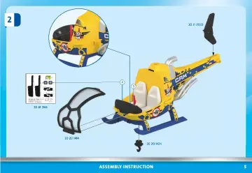 Bauanleitungen Playmobil 70833 - Air Stuntshow Filmcrew-Helikopter (5)
