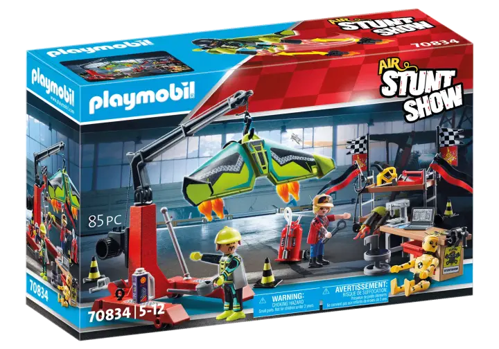 Playmobil 70834 - Air Stuntshow Estación de Servicio - BOX