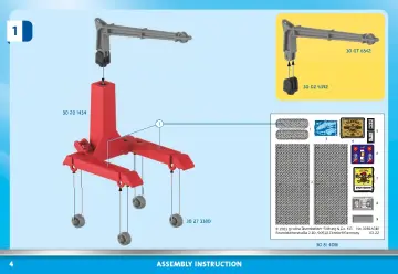 Notices de montage Playmobil 70834 - Air Stuntshow Atelier de réparation (4)