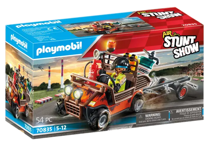 Playmobil 70835 - Air Stunt Show Unità mobile riparazioni - BOX