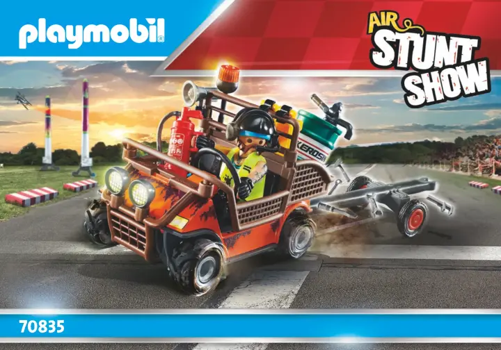 Notices de montage Playmobil 70835 - Air Stuntshow Véhicule de réparation (1)