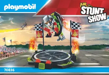 Manual de instruções Playmobil 70836 - Air Stuntshow Mochila Propulsora (1)