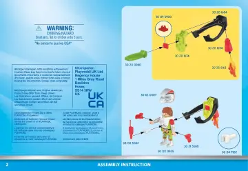 Building instructions Playmobil 70836 - Air Stunt Show Stuntman with Jetpack (2)