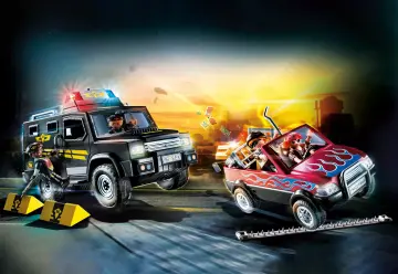 Playmobil 70869 - Fourgon de policiers et bandits