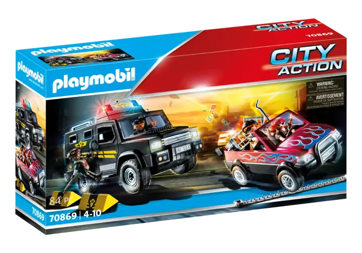 Playmobil 70869 - Fourgon de policiers et bandits - BOX