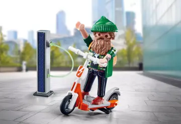Playmobil 70873 - Hipster con e-scooter
