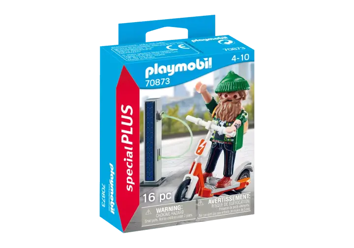 Playmobil 70873 - Hipster met e-scooter - BOX