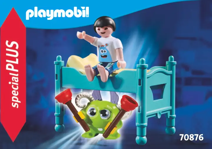 Bouwplannen Playmobil 70876 - Kind met monster (1)
