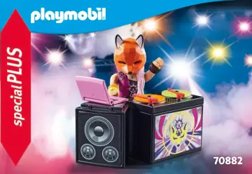 Bouwplannen Playmobil 70882 - DJ met draaitafel (1)