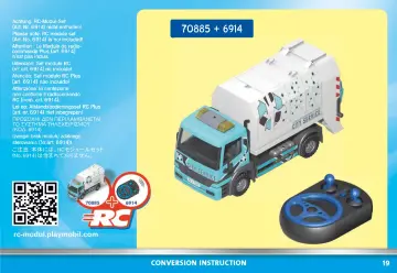 Notices de montage Playmobil 70885 - Camion poubelle avec effet lumineux (19)