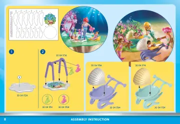 Notices de montage Playmobil 70886 - Aire de jeux pour enfants sirènes (8)
