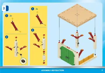Istruzioni di montaggio Playmobil 70887 - Fattoria con trattore e animali (5)