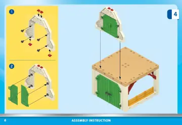 Bouwplannen Playmobil 70887 - Boerderij met fokkerij voor kleine dieren (6)
