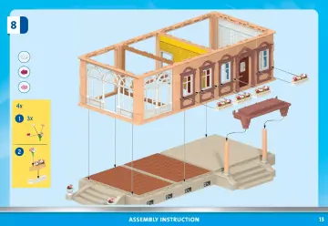 Building instructions Playmobil 70890 - Large Victorian Dollhouse (13)