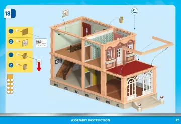 Building instructions Playmobil 70890 - Large Victorian Dollhouse (27)