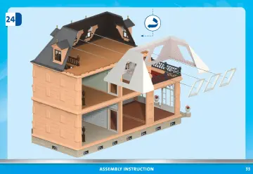 Building instructions Playmobil 70890 - Large Victorian Dollhouse (33)