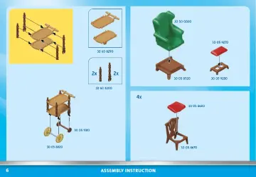 Manuales de instrucciones Playmobil 70894 - Sala de Estar (6)