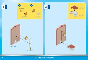 Building instructions Playmobil 70895 - Bathroom with Large Tub (4)